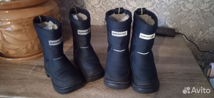 Сапоги зимние детские размер 24 и 26 aurorastar