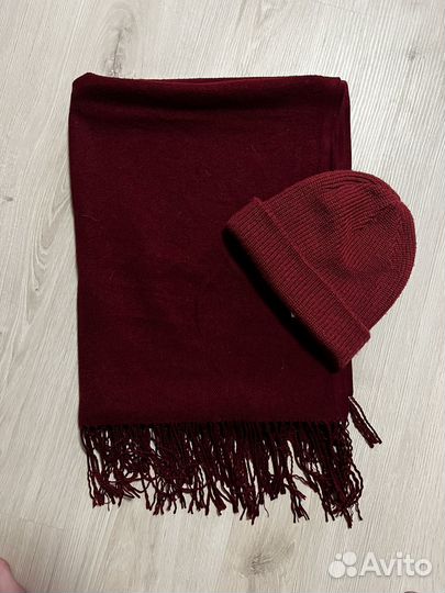 Комплект шапка и шарф женские