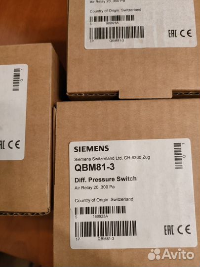 Датчик давления Siemens QBM81-3