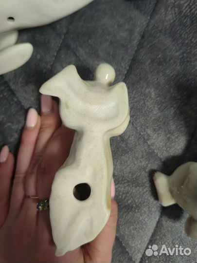 Пойнтер лфз, пудели лфз,статуэтки собак фарфоровые