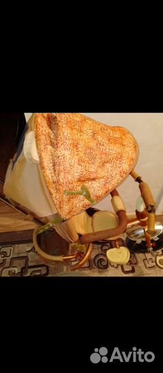 Велосипед коляска с ручкой