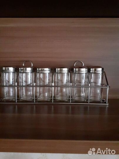 Набор для специй на подставке 7 предметов