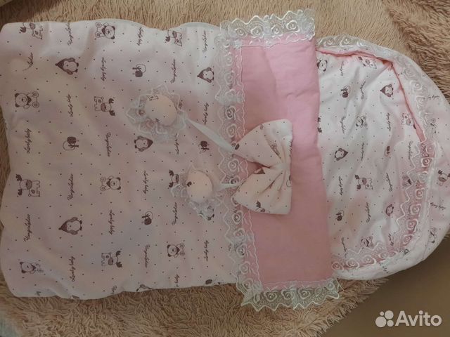 Конверт на выписку летний для девочки