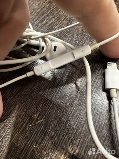 Наушники apple earpods lightning оригинал