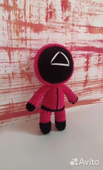 Амигуруми Розовый солдат