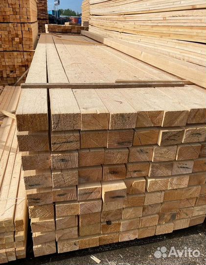 Брус обрезной 150х150х6000мм с доставкой