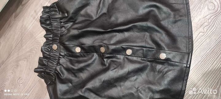 Кожаная юбка