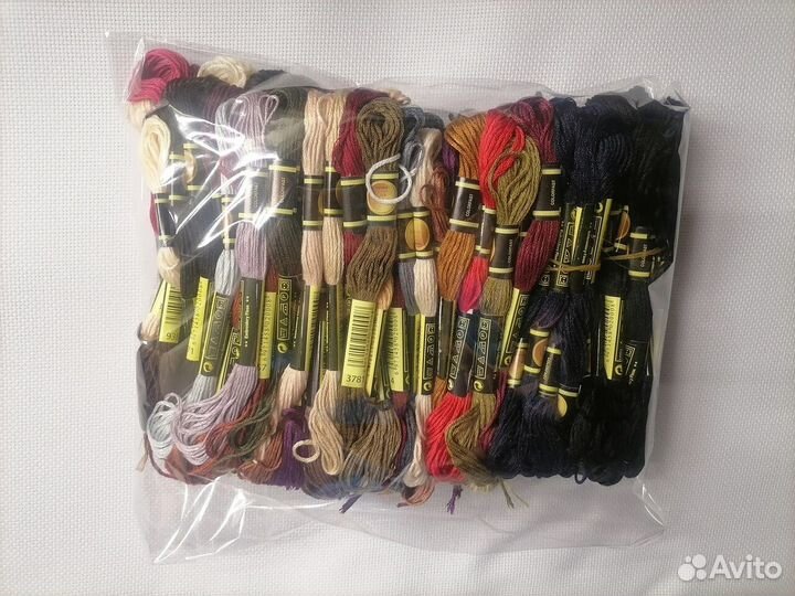 Набор для вышивки крестом Львы Инь и Ян