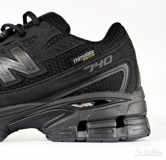 Кроссовки New Balance 740 Gore-TEX Термо Black