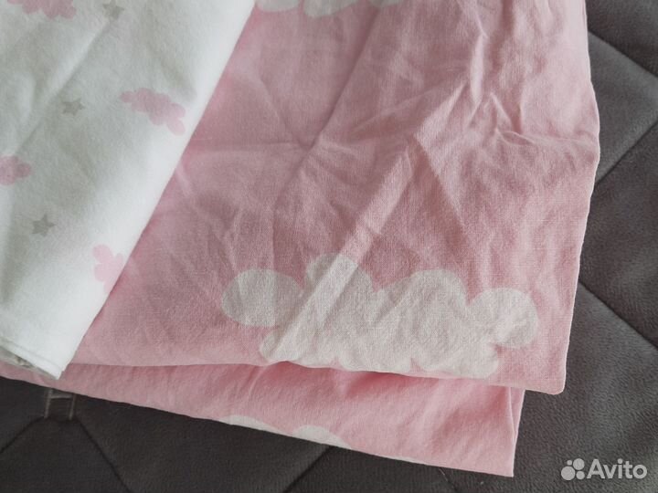 Простынь на детскую кроватку икея 120*60