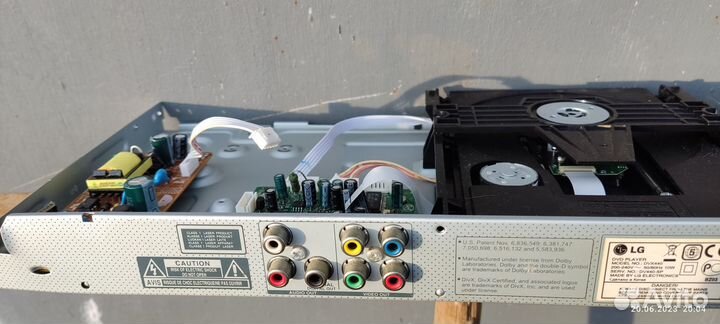 LG DVD player model DVX440