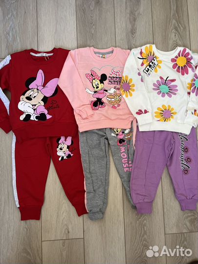 Пакет новой одежды для девочки 98 104 110 116 122