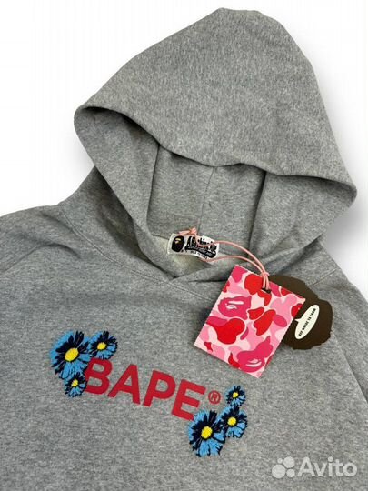 Худи bape Flowers Logo Cotton Hoodie