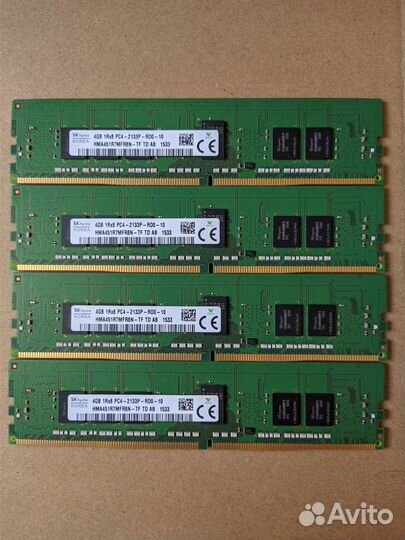 Серверная память DDR4 8GB 2133мнz (2шт. по 4GB)