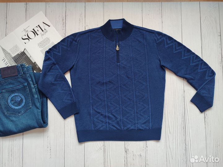 Кашемировый джемпер stefano ricci 52 размер