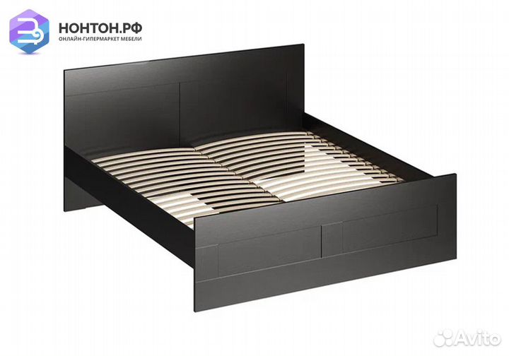 Кровать двуспальная Сириус венге