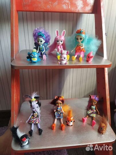 Куклы энчантималс с питомцами