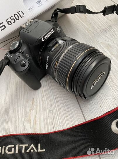 Зеркальный фотоаппарат canon 650d ef-s 17-85 mm