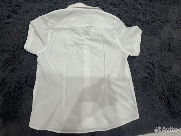 Рубашка button blue