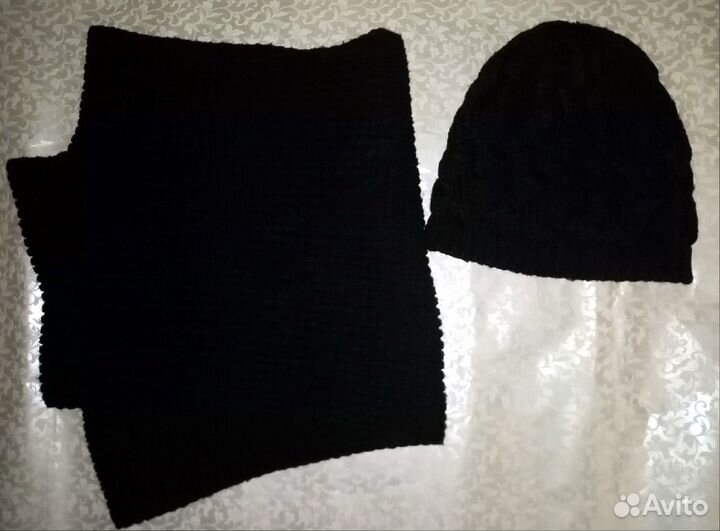 Шапка+снуд(комплект),платки,шапки,и т.д.,пакетом