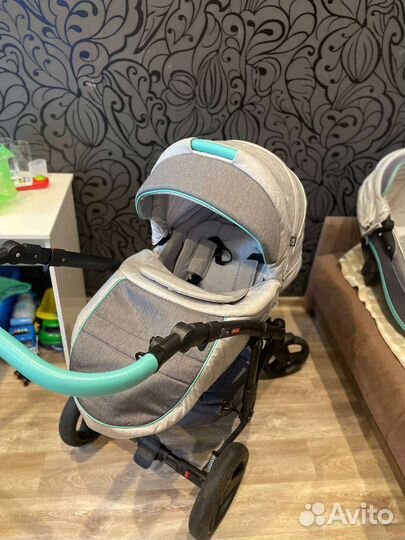 Коляска 3 в 1 bebe mobile movo