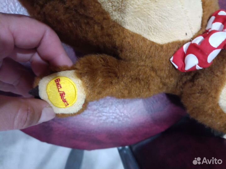 Мягкая игрушка медведь говорящий