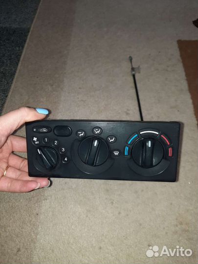 Блок управления печкой Деу Нексия