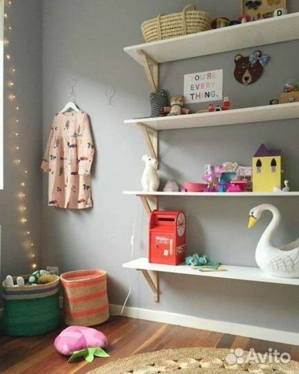 Комплект дизайнерских полок (аналог IKEA экби)