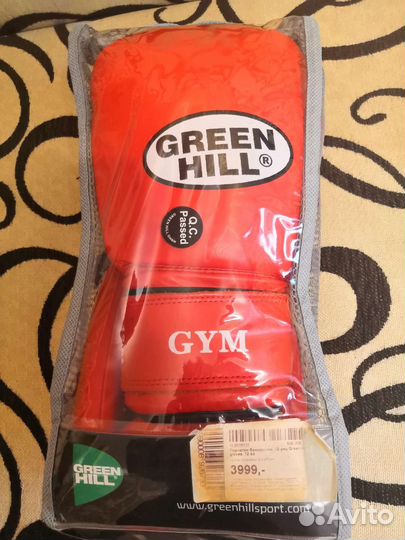 Боксерские перчатки 12 oz кожа