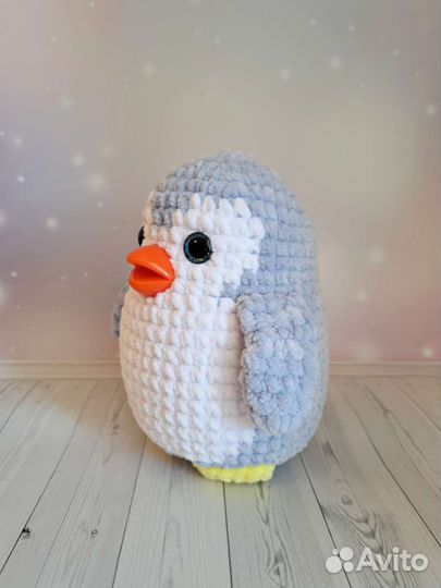 Плюшевый пингвин ручной работы