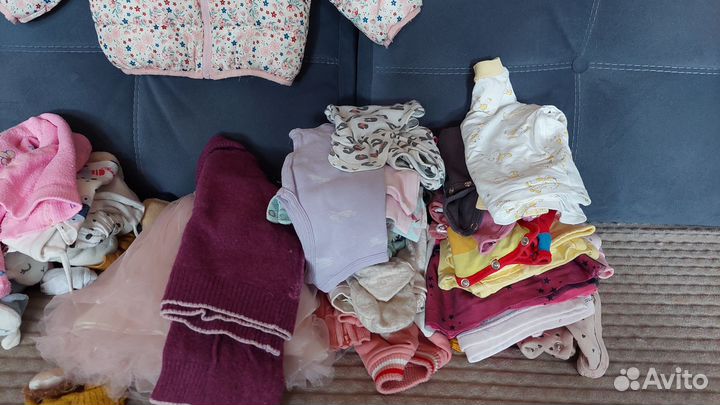 Детские вещи пакетом 68-74 на девочку