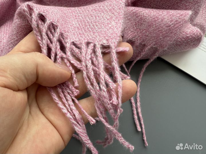 Новый шарф палантин cashmere розовый