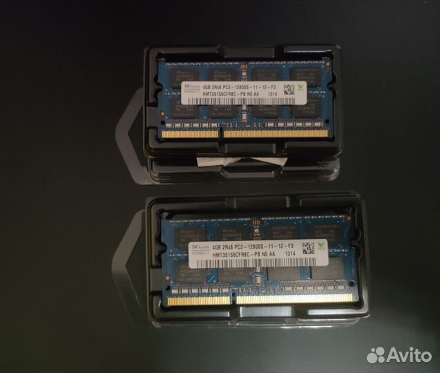 Hynix Оперативная память 2x4GB DDR3 для ноутбука