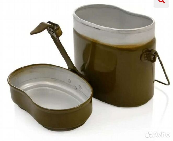 Котелок СССР армейский солдатский СССР походный