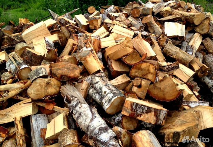 Дрова в мешках