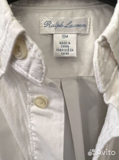 Рубашка Ralph Lauren на мальчика 86