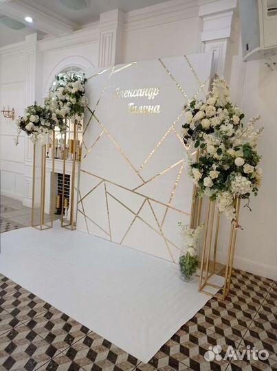 Оформление свадеб, фотозон. Аренда