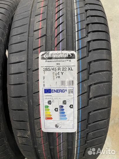 Continental PremiumContact 6 285/45 R22 и 325/40 R22 114Y