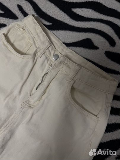 Джинсы женские широкие