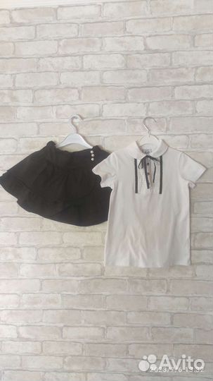 Блузки рубашки школьные 122 128 Playtoday