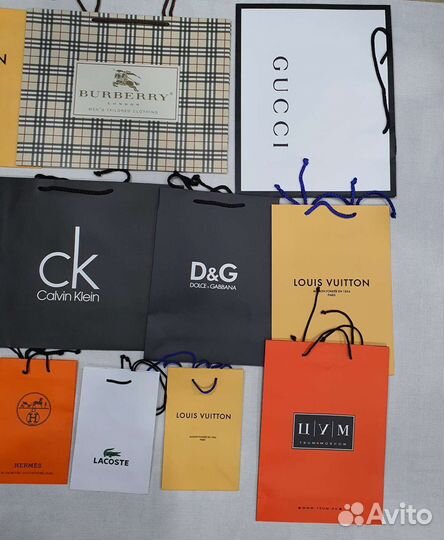 Брендовые пакеты Gucci Ck D&G Lacoste Цум Armani