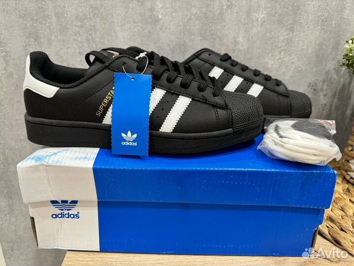 Кеды Adidas Superstar женские новые кроссовки