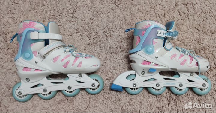 Роликовые коньки детские раздвижные