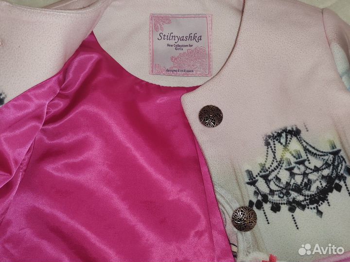 Пальто для девочки стильняшка