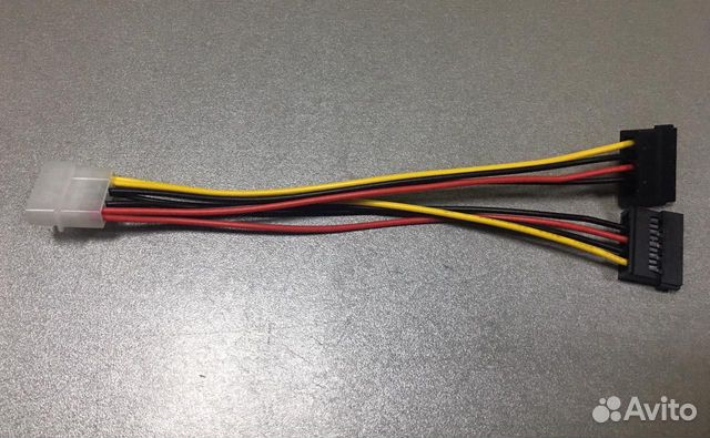 Переходник питания Molex) SATA 2шт