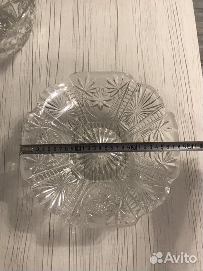 Ваза хрустальная для фруктов