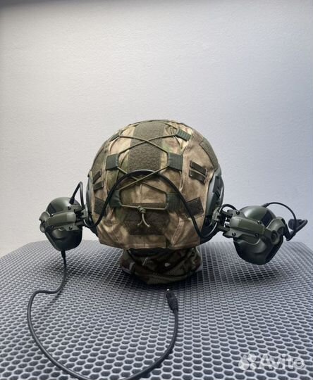 Баллистический шлем +наушники+чехол