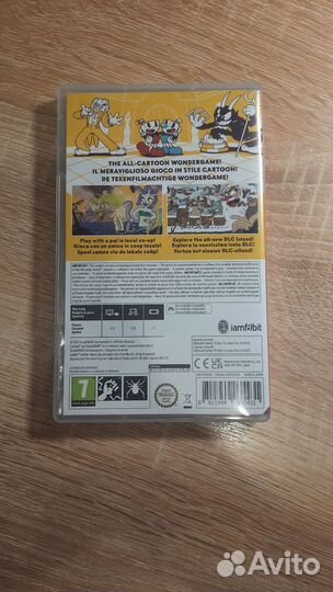 Картридж Cuphead для Nintendo Switch