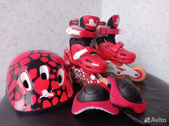 Детские ролики с защитой