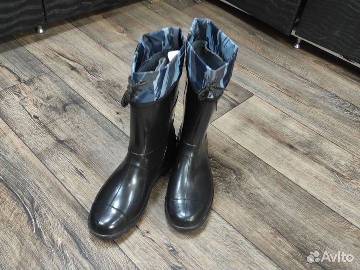 Сапоги мужские с надставкой и утеплителем